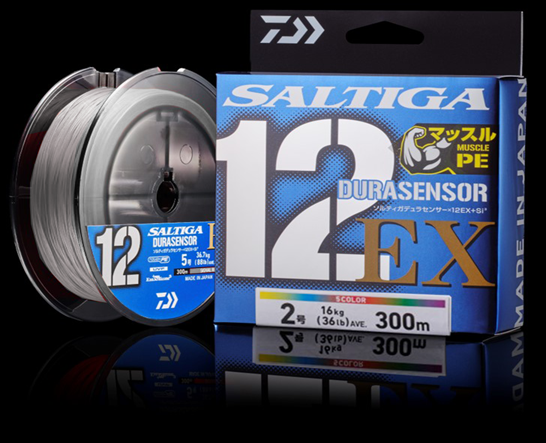 saltiga braided fishing line Daiwa 12 Saltiga EX Si3 Braid 200m Grey