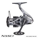 Shimano 2021 Nasci FC – fishing - reels - spin built for performance and reliability.