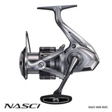 Shimano 2021 Nasci FC – fishing - reels - spin built for performance and reliability.