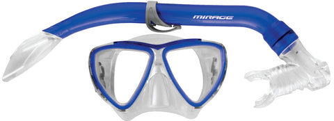 Mirage Crystal Turtle Junior Mask Snorkel Set