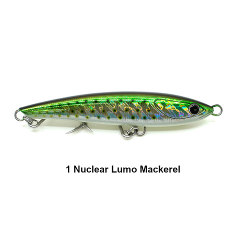 Oceans Legacy Keeling Sinking Stickbait – durable, wire-through sinking lure designed for reef and pelagic fishing with lifelike baitfish action and premium hardware.