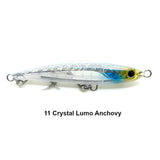 Oceans Legacy Keeling Sinking Stickbait 105mm 42g – durable, wire-through sinking stickbait with lifelike baitfish action, UV finish, and heavy-duty hardware.