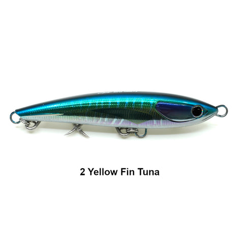 Oceans Legacy Keeling Sinking Stickbait 105mm 42g – durable, wire-through sinking stickbait with lifelike baitfish action, UV finish, and heavy-duty hardware.