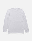 Salty Crew Cast Off LS Thermal in Athletic Heather featuring a classic waffle knit design and crew neck.