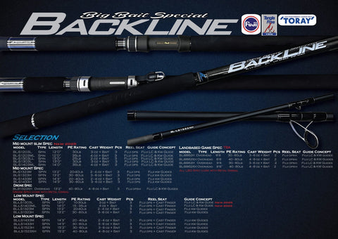 Oceans Legacy Backline Rod - Slim Spec — Rods by Oceans Legacy