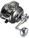 Daiwa 26 Seaborg electric fishing reel available in 300J and 500J models, featuring a compact design, JOG Power Lever and powerful MAGMAX-G motor.
