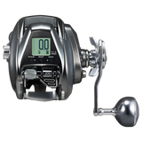 Daiwa 26 Seaborg electric fishing reel available in 300J and 500J models, featuring a compact design, JOG Power Lever and powerful MAGMAX-G motor.