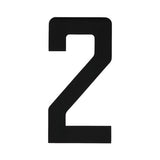 Black 163mm self-adhesive boat registration numbers and letters in square font

Pair of matte finish boat registration stickers for marine use

Weather-resistant registration decals for boats, 163mm high