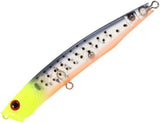 Zipbaits Skinny Pop Jnr 70mm lure close-up showing slim finesse topwater profile
