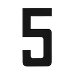 Rego Number & Letter Stickers