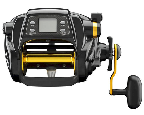 Daiwa Tanacom U 750 electric fishing reel close-up