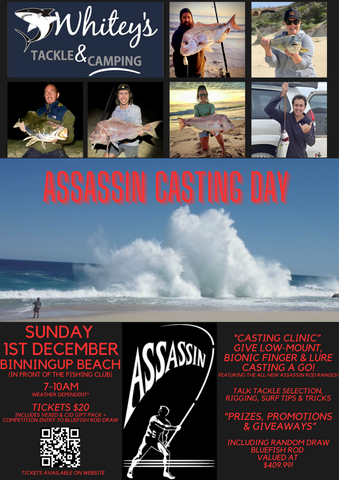 Assassin Casting Day Ticket - Sunday December 1st