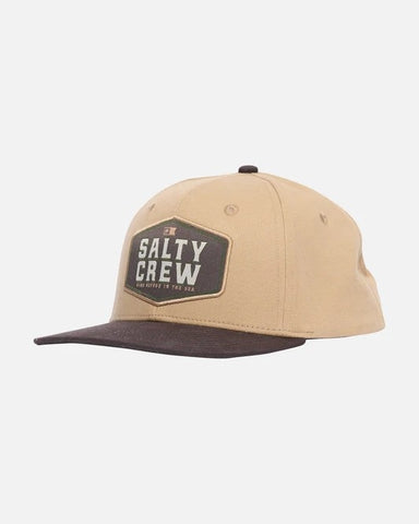 6-Panel Cap in Khaki is made from 100% cotton twill.