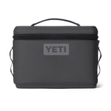 YETI insulated lunch box with durable water-resistant exterior and secure zipper closure, designed to keep food fresh for hours.