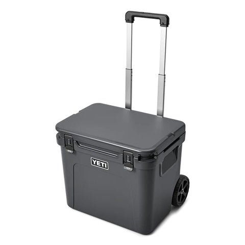 YETI Roadie 60 Wheeled Cooler with StrongArm handle extended
