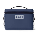 YETI insulated lunch box with durable water-resistant exterior and secure zipper closure, designed to keep food fresh for hours.