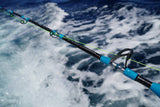 Shimano Talica spiral bent butt offshore game fishing rod with Fuji SiC guides