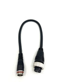 Wilson Seaborg electric reel battery adapter cable for connecting a Daiwa Seaborg reel to a Wilson Electric Assist Battery.