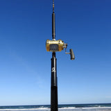 Game Over Shark Powder Coat Rod Spike Blue