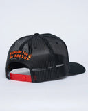 The Mad Hueys Hueys Frothy Fanging Twill Trucker - Black