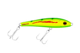 Halco Slidog 85 lure in use creating walk-the-dog action on surface water