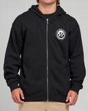 The Mad Hueys H Series Split Hooded Zip Thru Black