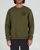 Salty Crew In Fishing We Trust Fleece - Army