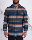 Salty Crew Mainland Flannel - Dark Slate