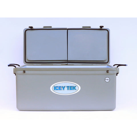 Icey Tek 115L Split Lid Ice Box Grey *IN-STORE PICKUP ONLY*