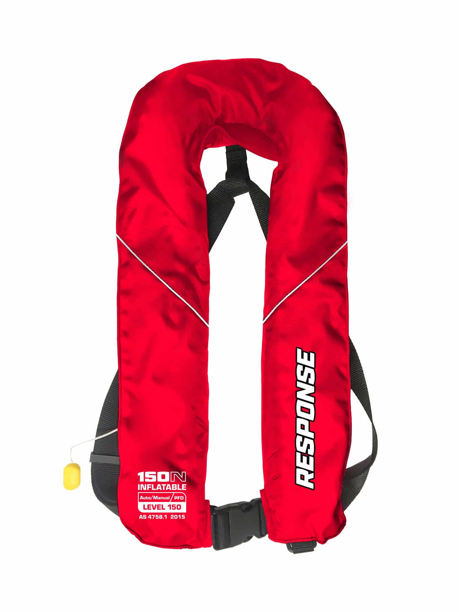 Response Auto Inflatable adult red Level 150 – Quality BOATING - PFDs ...