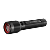 Ledlenser P6R rechargeable LED torch with 1200 lumen output, Advanced Focus System, USB-C charging, aluminium body and IP68 protection.