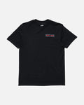 SS Tee in Black is made from 160gsm ring-spun Cotton