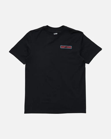 SS Tee in Black is made from 160gsm ring-spun Cotton