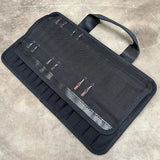 Scout Series Micro Jig Pouch Attachment with mesh cover and carry handle for compact fishing tackle storage