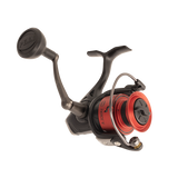 PENN Fierce V spinning reel with full metal body, CNC Gear technology, HT-100 carbon fibre drag and braid-ready spool for saltwater fishing.