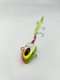 Vexed Bottom Meats slow pitch jig rigged for reef fishing