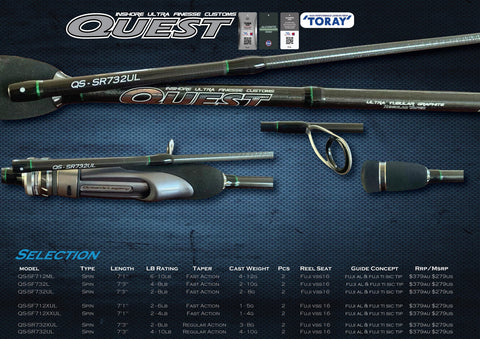 Oceans Legacy Quest Ultra Finesse Rods