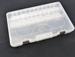 Fishing tackle organiser tray – Plano 3750 clear lid for easy gear access