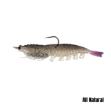 Berkley PowerBait CullShrimp lifelike shrimp soft plastic fishing lure featuring active swimming legs and Honeycomb technology for realistic action. All Natural
