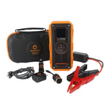 Wildtrak 6000A 26800mAh heavy duty lithium car and 4WD jump starter with carry case kit opened