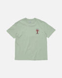 Salty Crew Rock Lobster Classic SS Tee in Slate Grey featuring a relaxed fit and front chest logo.