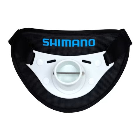 Shimano Fighting Belt with wide contoured design and padded backing

Big game fishing fighting belt with gimbal insert for rod support

Shimano offshore fighting belt designed for tuna and marlin battles