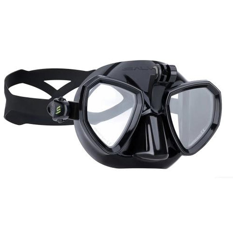Salvimar silicone dive mask with integrated GoPro-style camera mount