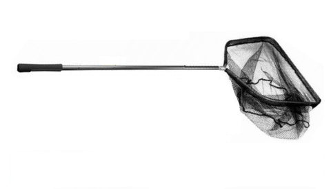 "Silstar SRN Landing Net with rubberised mesh and anodised aluminium frame, 60cm x 60cm"