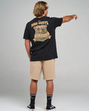 The Mad Hueys Captain Two Faced SS Tee Vintage Black