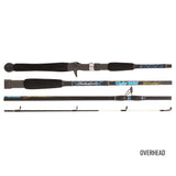 Ugly Stik Gold fishing rod featuring Fuji guides, EVA grips, and durable graphite fibreglass construction designed for estuary, beach, and offshore fishing.