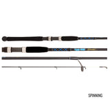 Ugly Stik Gold fishing rod featuring Fuji guides, EVA grips, and durable graphite fibreglass construction designed for estuary, beach, and offshore fishing.