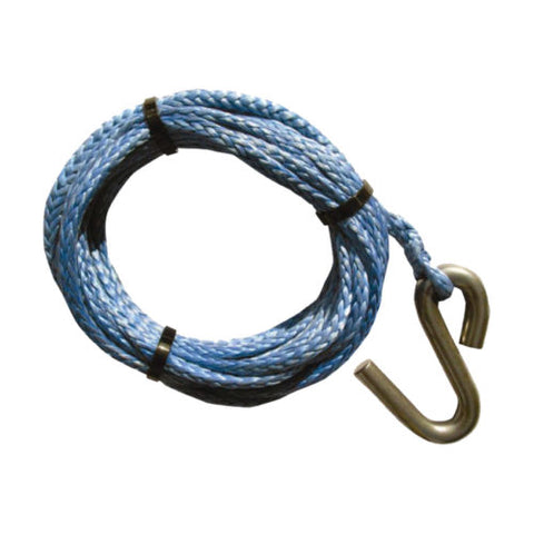 6mm x 7m UV resistant winch rope with S hook

7mm x 7.5m super strong trailer winch rope with snap hook

Heavy-duty low-stretch winch rope alternative to galvanised wire