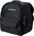 Shimano Medium Backpack & Tackle Box with tackle tray compartment and padded straps

Compact Shimano fishing backpack with multiple storage pockets

Medium tackle backpack supplied with tackle box for mobile anglers
