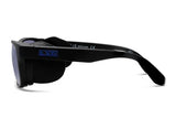 Baja polarised sunglasses with removable side-blinkers

Baja fishing sunglasses with mineral glass lenses

Baja sunglasses featuring lightweight TR-90 frame

Baja sunglasses with non-slip megol nose pads and temple tips